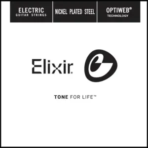 Elixir 16224 Nickel Plater Steel Electric Guitar String .024