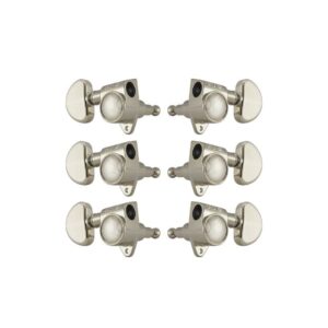 Grover Rotomatics 102 Series 3+3 Set Kidney Buttons - Nickel