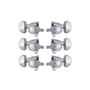 Grover Roto-Grip Locking Rotomatics 502 Series Kindey Buttons - Chrome